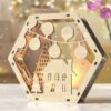 Lanternes de Noël en bois découpées au laser – Fabrication artisanale locale – Image 5